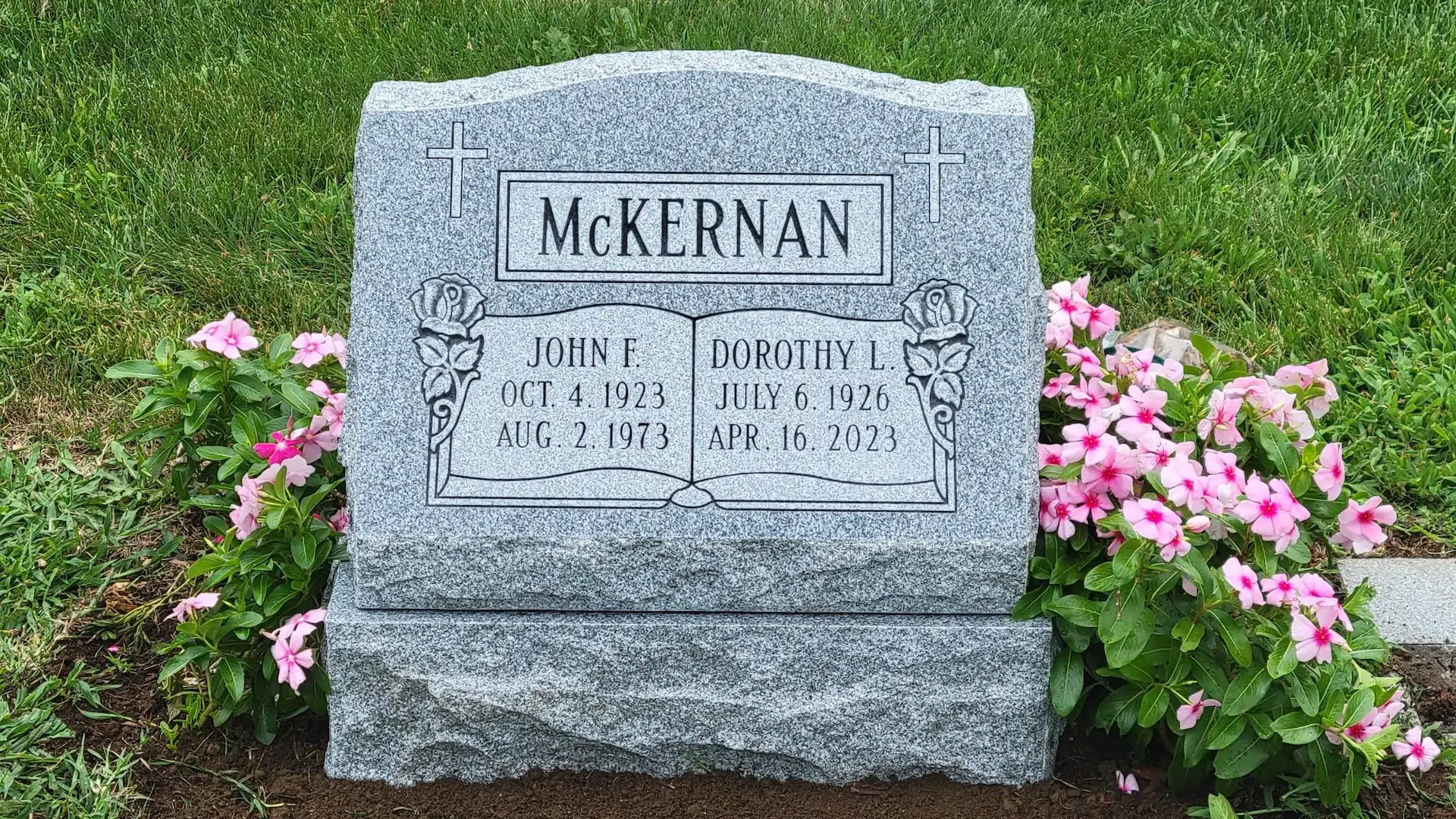 granite Cross Headstone hand-carved by Cross Memorials in NJ — image 5
